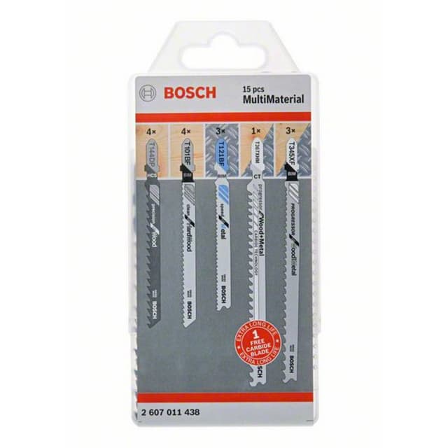Sticksågsblad Bosch Accessories 2607011438 N/A 15 st
