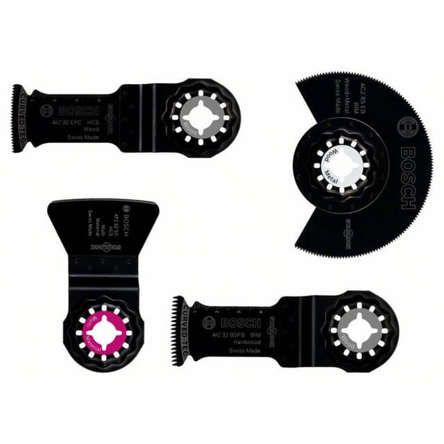 Bosch Accessories 2608661696 Tilbehørssæt, multifunktionsværktøj 4 dele 1 Set