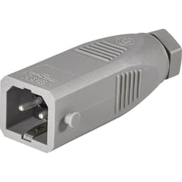 Hirschmann 930620106-1 Strømstik STAS Stik, lige Samlet