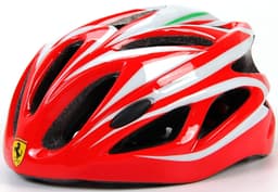 Cykelhjelm Ferrari - rød
