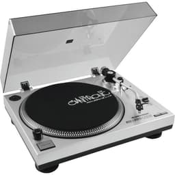 Omnitronic BD-1380 USB-skivspelare Remdrift Silver