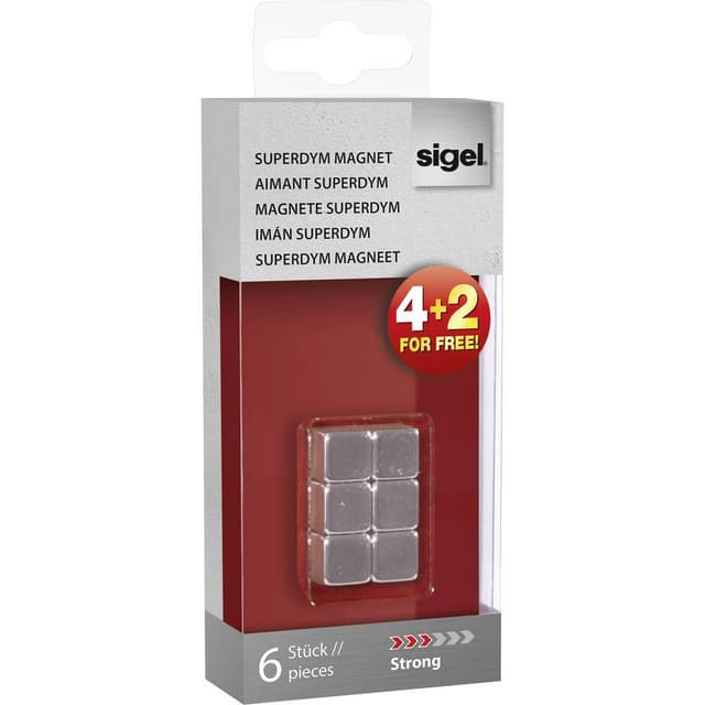 Sigel Magnet SuperDym C5 Strong Cube-Design (B x H x D)