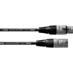 Cordial CFM1FM XLR Forbindelsesledning [1x XLR-tilslutning - 1x XLR-stik] 1.00 m Sort