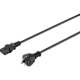 Basetech BT-1886922 IEC Anslutningskabel Svart 2.00 m