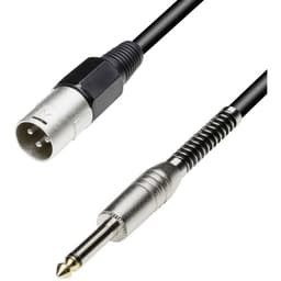 Paccs XLR Adapterkabel [1x XLR-stik - 1x Jackstik 6,3 mm] 10.00 m Sort