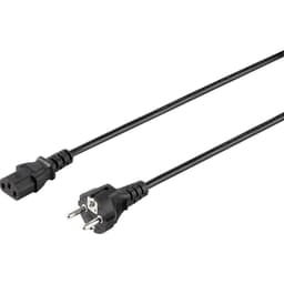 Basetech BT-1886936 IEC Anslutningskabel Svart 2.00 m