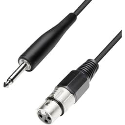 Microphone cable XLR female/jack