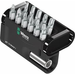 Wera Bit-Check 12 Metal 1 05057424001 Bitsæt 12 dele