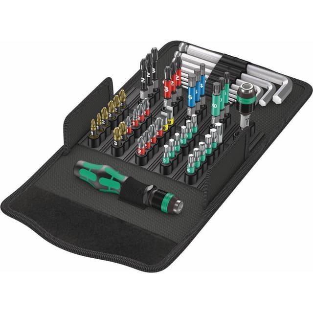 Wera Kraftform Kompakt 100 05057460001 Bit-Set 52 delar