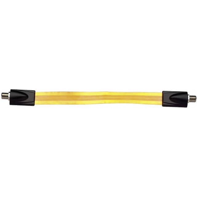 Axing SAT Tilslutningskabel [1x F-bøsning - 1x F-bøsning ] 25.00 cm 75 dB forgyldte stik, Gennemføring via vin