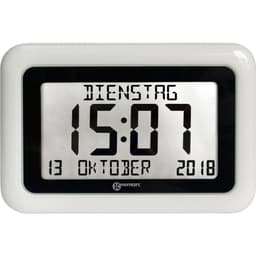 Kvarts Radioklocka Geemarc 1558322 Vit