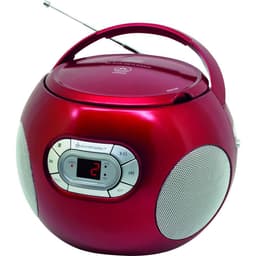soundmaster SCD2120RO CD-radio FM AUX, CD Röd