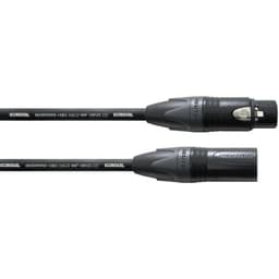 Cordial CPM 20 FM-FLEX XLR Forbindelsesledning [1x XLR-tilslutning - 1x XLR-stik] 20.00 m Sort