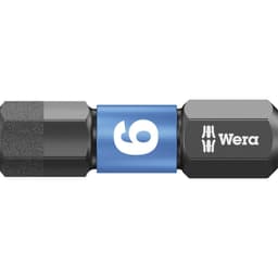Wera 840/1 IMP DC Sexkants-Bit 6 mm Verktygsstål