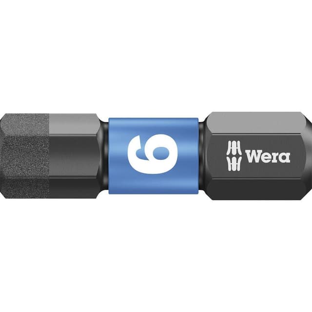 Wera 840/1 IMP DC Sexkants-Bit 6 mm Verktygsstål