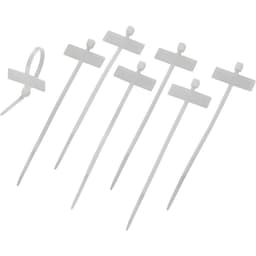 Kabelmarkör textfält: 25 x 9 mm natur 539830 100 st.