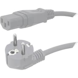 HAWA 1008231 IEC Anslutningskabel Grå 2.00 m