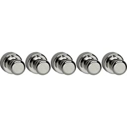 Maul Neodymmagnet (Ø x H) 12 mm x 16 mm Kon Silver 5 st