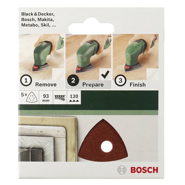 Bosch Accessories 2609256A53 Deltaslippapper med