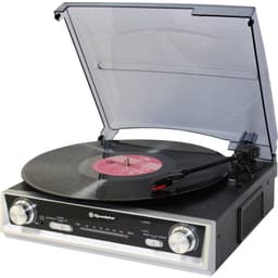 Roadstar TTR-8634 Skivspelare Remdrift Svart-silver