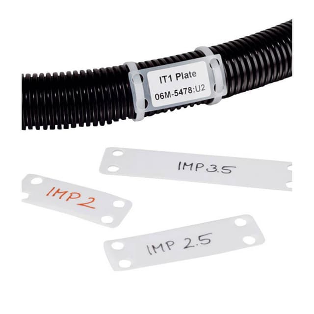 HellermannTyton 151-42229 IMP2 PA66 WH 100 Ledermarkør