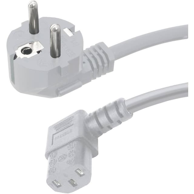 HAWA 1008241 IEC Anslutningskabel Grå 5.00 m