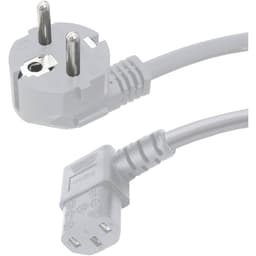HAWA 1008239 IEC Anslutningskabel Grå 2.50 m