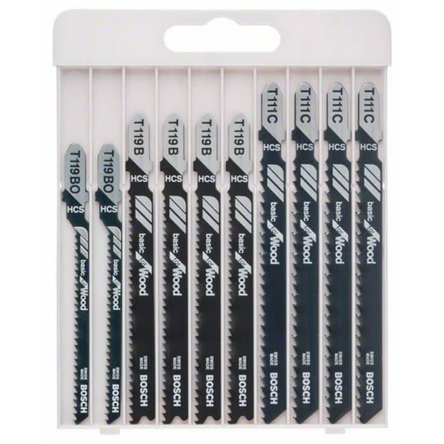 Sticksågbladset, Basic for Wood, 10-delar, T 119 BO T