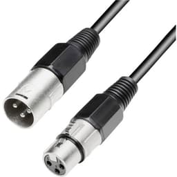 Paccs XLR Kabel [1x XLR-stik - 1x XLR-tilslutning] 10.00 m Sort