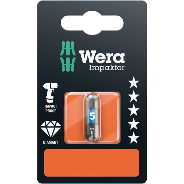 840/1 IMP DC Impaktor Bits SB SiS Wera Sexkants-Bit 4