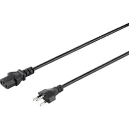 Basetech BT-1886920 IEC Anslutningskabel Svart 2.00 m