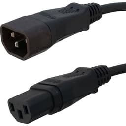 HAWA R771 IEC Anslutningskabel Svart 1.00 m
