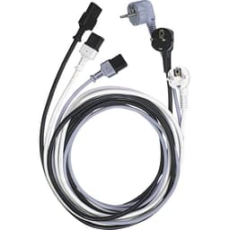 LAPP 73222334 Koldapparater Tilslutningskabel Sort 2.50 m