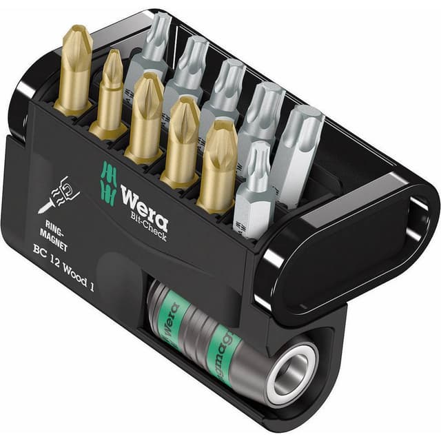 Wera Bit-Check 12 Wood 1 05057423001 Bit-Set 12 delar