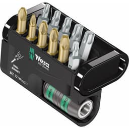 Wera Bit-Check 12 Wood 1 05057423001 Bitsæt 12 dele