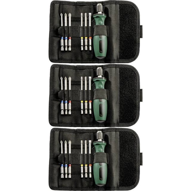 Metabo 626723000-3 Bit-Set 7 delar Stjärnspår Pozidriv,