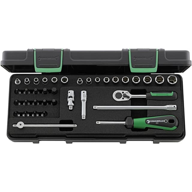 Stahlwille 88TX KN Hylsnyckelsats 1/4 36 delar 98819801