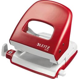 Leitz 50080025 Kontorhullemaskine Rød