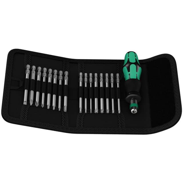 Wera Kraftform Kompakt 60 05051042001 Bit-Set 17 delar