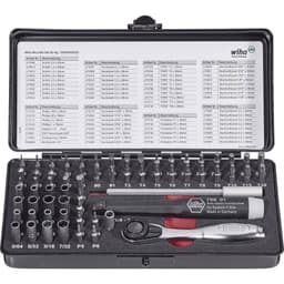 Wiha 7000SK65ESD 39971 Bit-Set 65 delar Spår,
