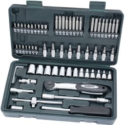65-delars. Hylsnyckelsats 6,3 mm (1/4) Brüder