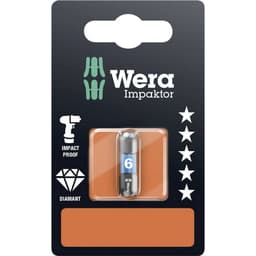 840/1 IMP DC Impaktor Bits SB SiS Wera Sexkants-Bit 6
