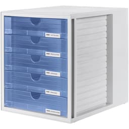 Förvaringsbox SYSTEMBOX, DIN A4 och större, 5 slutna