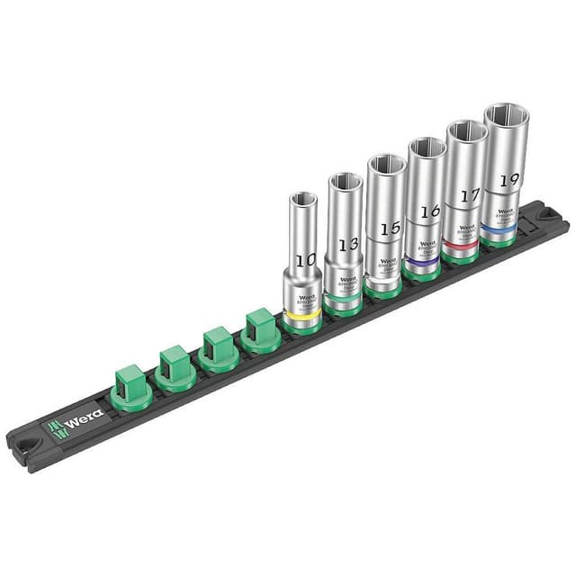 Wera C Deep Hylsnyckelsats imperial 1/2 6 delar