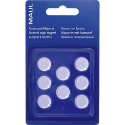 Maul Magnet MAULpro (Ø x H) 15 mm x 7 mm rund Vit 8 st