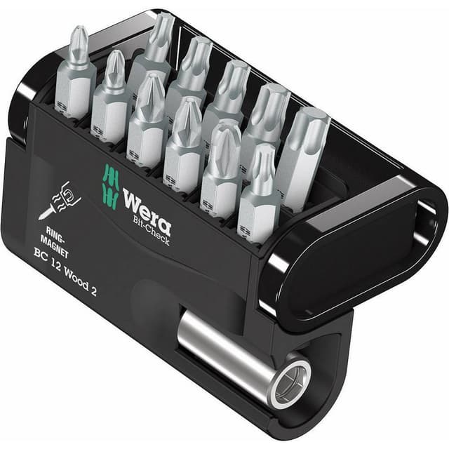 Wera Bit-Check 12 Wood 2 05057422001 Bit-Set 12 delar