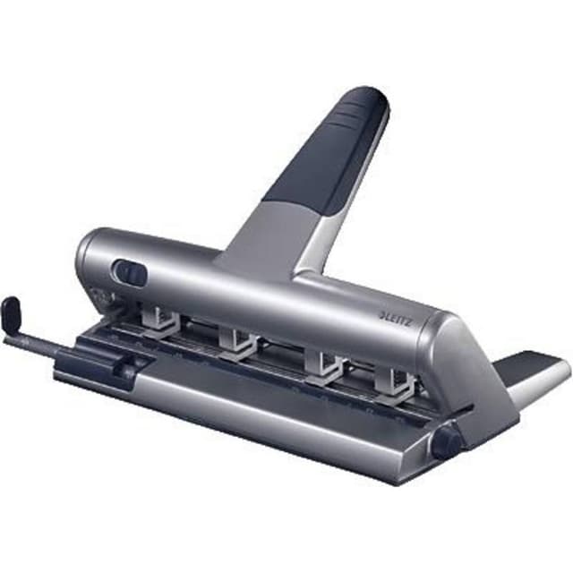 Leitz flerfaldig hålslagare AKTO 5114/5114-00-84 silver