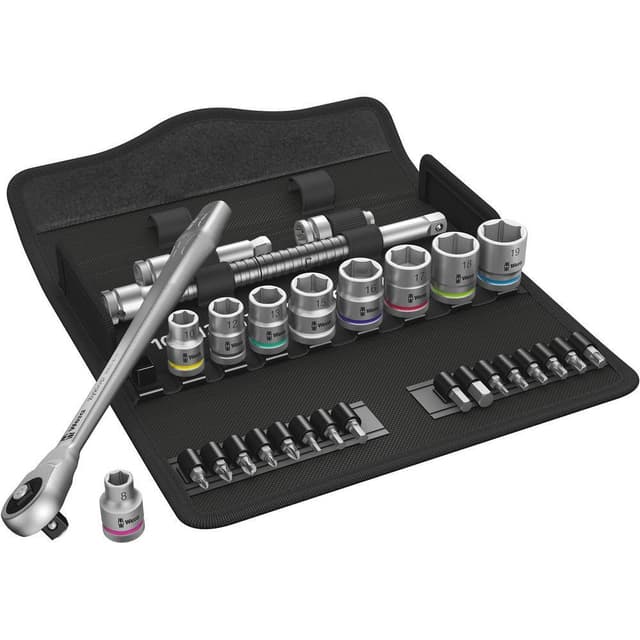 Wera Zyklop Metal 8100 SB 7 Hylsnyckelsats metrisk 3/8