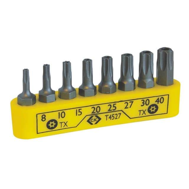 C.K. T4527 T4527 Bit-Set 8 delar Sexkant BO