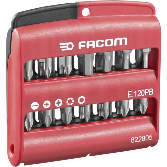 Facom E.120PB Bit-Set 28 delar Stjärnspår Phillips